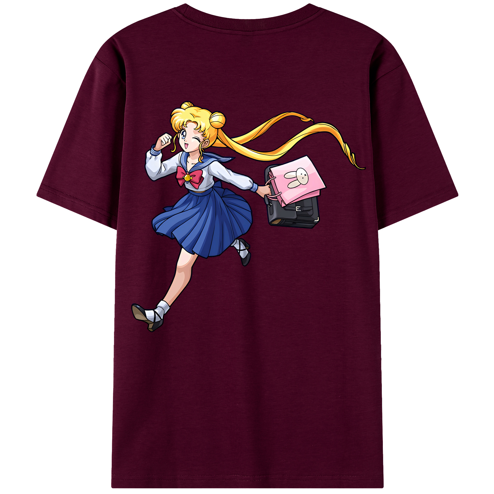 （画像用） 美少女戦士セーラームーン 愛野 美奈子 あいの みなこ Sailor Moon Aino Minako レディース半袖Tシャツ(バックプリント)